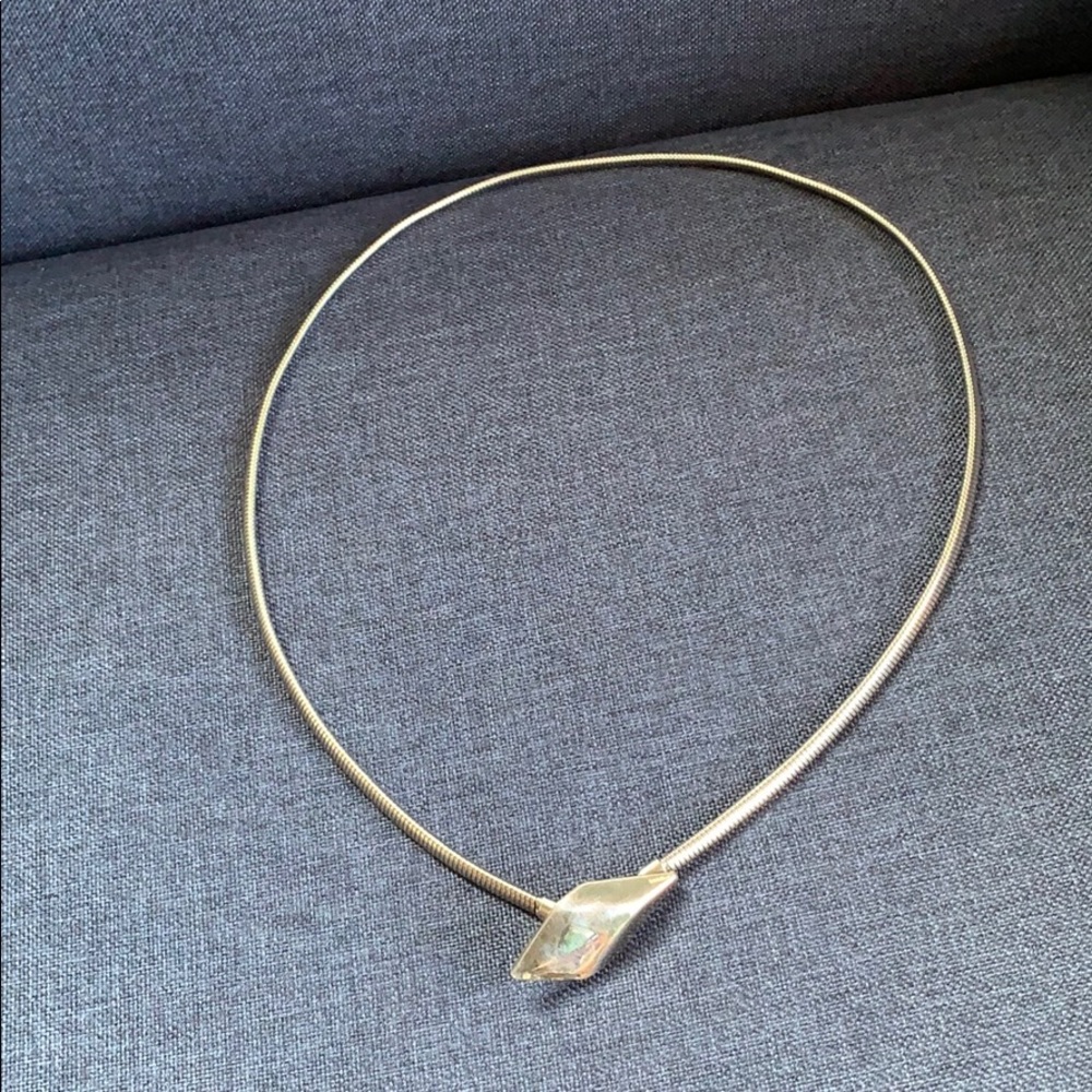 Vintage Snake Chain Belt Skinny Silver Tone 70/80s